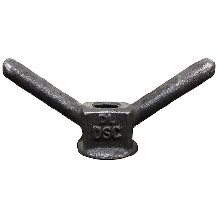 Dayton Superior Wing Nut Ductile Iron, Coil Thread, 3/4" Size, 5-1/4" Wing Span CO-34 CWN